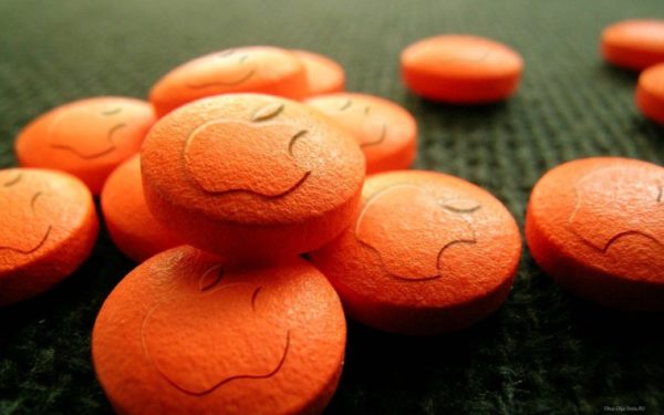 Таблетки оранжевые